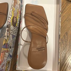 jeffrey campbell sandals. great condition. minor scuffing. very comfortable.